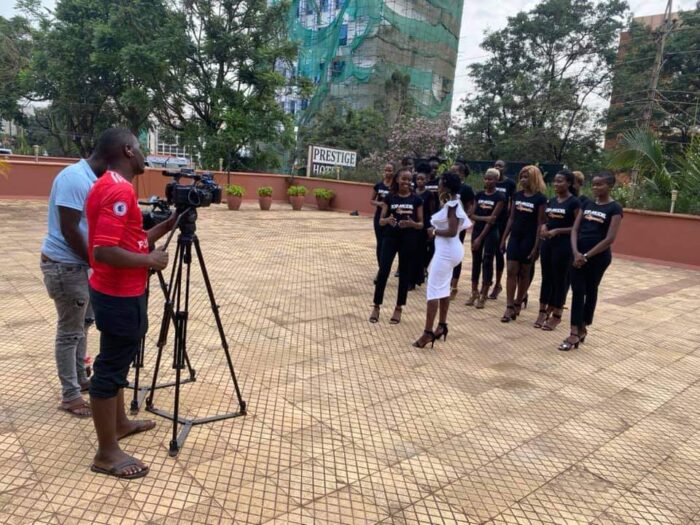 workshops-training-events-kampala-uganda-venue-hotel-nbs-tv-filming-their-business-wadrop-business-wear-challenge-at-our-hotel-in-kampala